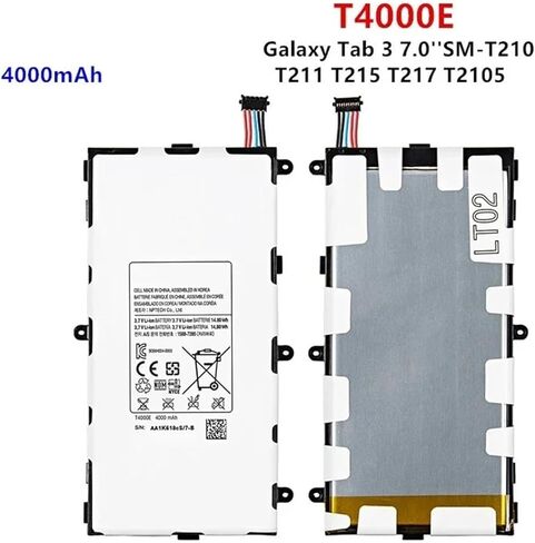 بطارية T4000E بقدرة 4000 مللي أمبير في الساعة لجهاز Tab 3 7.0 بوصة T211 T210 T215 T217A T210R T2105 P3210 P3200 مع أدوات in Kuwait
