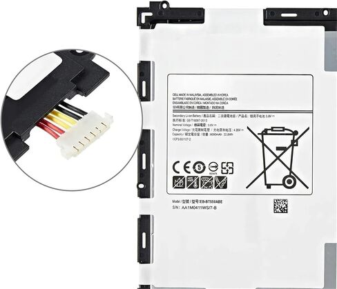 بطارية EB-BT550ABE بقدرة 6000 مللي أمبير في الساعة لجهاز Tab A 9.7 بوصة SM-T550 SM-P550 SM-T555 SM-T555C SM-P351 مع أدوات in Kuwait