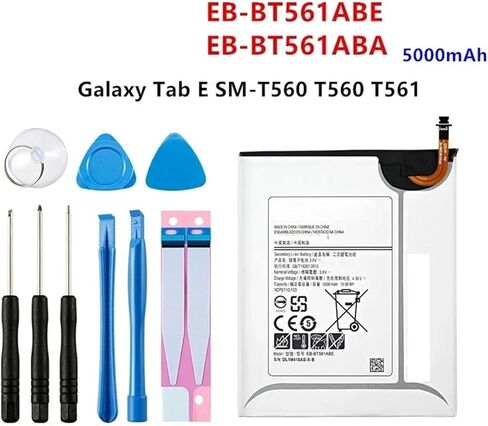 بطارية EB-BT561ABE EB-BT561ABA بقدرة 5000 مللي أمبير في الساعة لجهاز Tab E T560 T561 SM-T560 مع أدوات in Kuwait