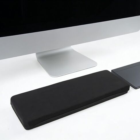 2-Pack Keyboard Dust Cover for 104/108 Full-Size Keyboards - Black Lycra Fabric, Stretchy & Soft in Kuwait