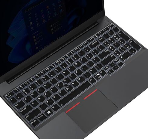 غطاء لوحة المفاتيح لجهاز 2026 16 بوصة Lenovo ThinkPad T16 Gen 4/3/2/1، ThinkPad E16 Gen 1/2 16 بوصة، Thinkpad P16 P16v P16s Gen 2/1، Thinkpad L15 Gen 4/3 15.6 بوصة (لا يناسب Thinkpad L15 Gen 2/1) - أسود in Kuwait