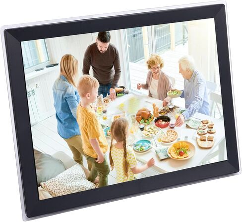 إطار صورة رقمي EBTOOLS مقاس 15 بوصة، واي فاي مع دقة 1024 × 768 عالية الدقة ودوران تلقائي وسعة تخزين 32 جيجابايت لتطبيق Uhale، ومشاركة الصور عبر شبكة USB PC لديكور المنزل والمكتب (الولايات المتحدة) in Kuwait