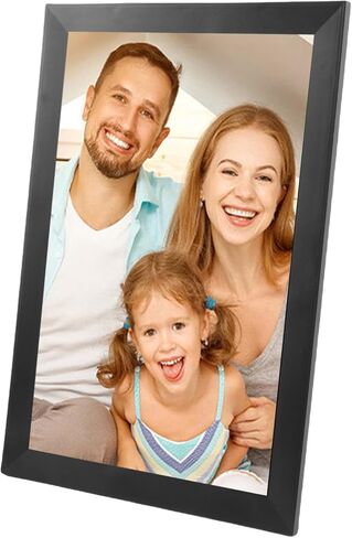 إطار صور رقمي EBTOOLS مقاس 16.7 بوصة، وإطار صور ذكي WiFi مع شاشة LCD عالية الدقة 1920x1080 ومساحة تخزين 32 جيجابايت، لمكتب منزلي 9.0 (الولايات المتحدة) in Kuwait