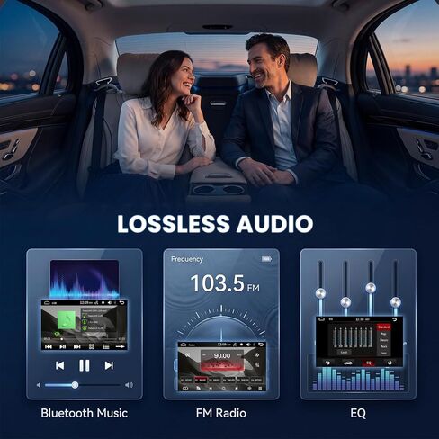 Hodozzy Double Din Car Stereo with 7-Inch Touch Screen, Wired Mirror Link & Screen Sharing, Bluetooth, FM Radio, USB/Type-C Fast Charge, Backup Camera, Steering Wheel Control & Color Buttons in Kuwait