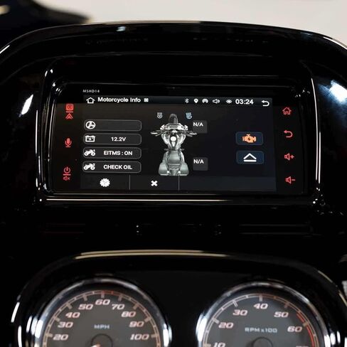 استبدال راديو Diamond Audio MSHD14 Plug & Play متوافق مع موديلات الرحلات HD 2014-2023 - مستقبل الوسائط الرقمية مع Apple CarPlay وAndroid Auto وBluetooth in Kuwait