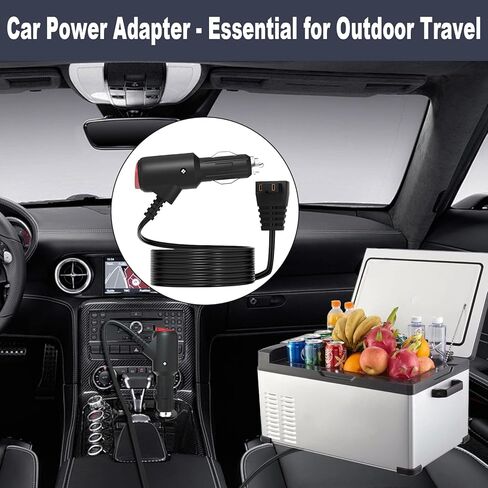 مجموعة سلك الطاقة لثلاجة السيارة المتوافقة مع Alpicool، Bodega، Euhomy، BougeRV، ARB، ICECO، Setpower، محول طاقة ثلاجة السيارة JoyTutus in Kuwait