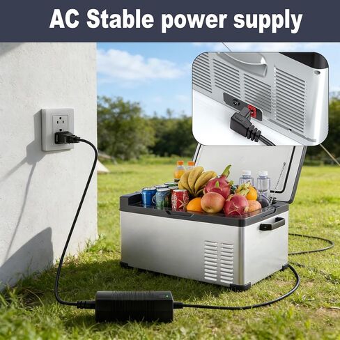مجموعة سلك الطاقة لثلاجة السيارة المتوافقة مع Alpicool، Bodega، Euhomy، BougeRV، ARB، ICECO، Setpower، محول طاقة ثلاجة السيارة JoyTutus in Kuwait