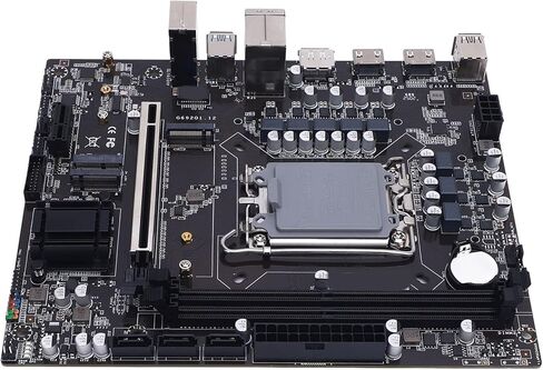 اللوحة الأم XUMIUZIY H610 للألعاب، اللوحة الأم ATX LGA 1700 DDR4 مع فتحة M.2 و3.0 6 جيجا بايت، لمعالجات الجيل الثاني عشر والثالث عشر i3 i5 i7 i9 in Kuwait