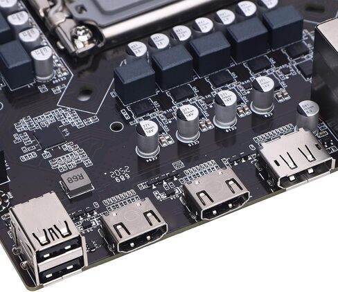 اللوحة الأم XUMIUZIY H610 للألعاب، اللوحة الأم ATX LGA 1700 DDR4 مع فتحة M.2 و3.0 6 جيجا بايت، لمعالجات الجيل الثاني عشر والثالث عشر i3 i5 i7 i9 in Kuwait