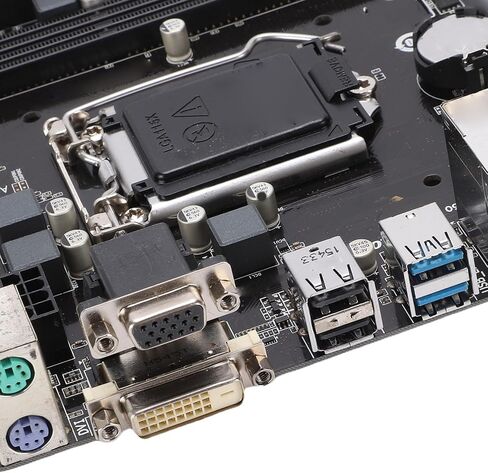 لوحة أم Dpofirs Micro ATX، لوحة أم للكمبيوتر LGA 1150 DDR3 1600 ميجا هرتز مع منافذ USB3.0 USB2.0 in Kuwait