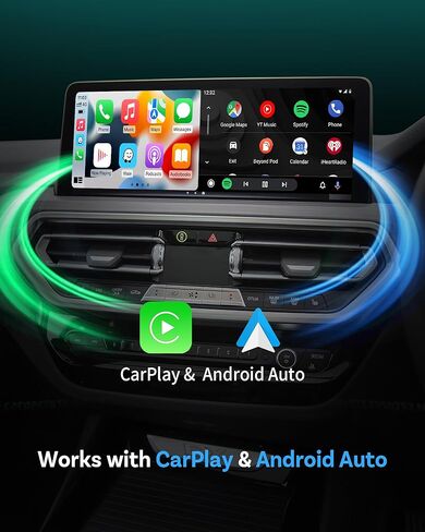 أنبوب OTTOCAST الصغير (إصدار 2026) محول CarPlay اللاسلكي 2 في 1 ومحول Android التلقائي، دونجل التوصيل والتشغيل لهواتف iPhone وAndroid، اتصال تلقائي بالبلوتوث، يحول سلك المصنع إلى محول CarPlay اللاسلكي in Kuwait