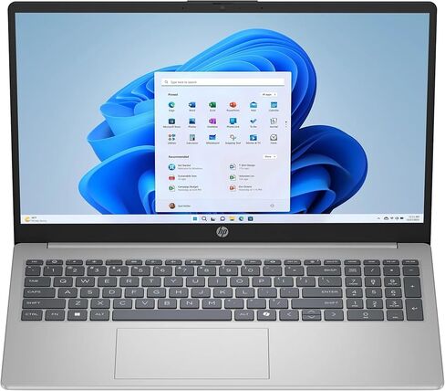 HP 15.6" FHD Touchscreen Laptop Computer for Business, AMD Ryzen 7 7730U (Up to 4.5GHz), 32 GB RAM, 2 TB SSD, AMD Radeon Graphics, WiFi 6, Long Battery, HD Webcam, Copilot Key, Windows 11 Pro, Silver in Saudi Arabia