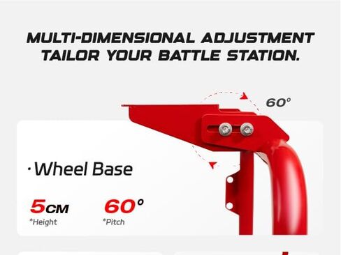 قمرة قيادة سباق Sim قابلة للطي - إطار مقعد ألعاب عالي التحمل متوافق مع Logitech وThrustmaster وFanatec وMOZA وSimagic - تصميم موفر للمساحة للاستخدام المنزلي in Kuwait