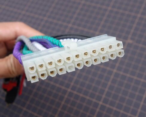 22-pin Power Wire Harness Cable Plug RCA Input Compatible with Alpine KTA-450 Compact Amplifier OFC Auto Repair Wiring Harness in Kuwait