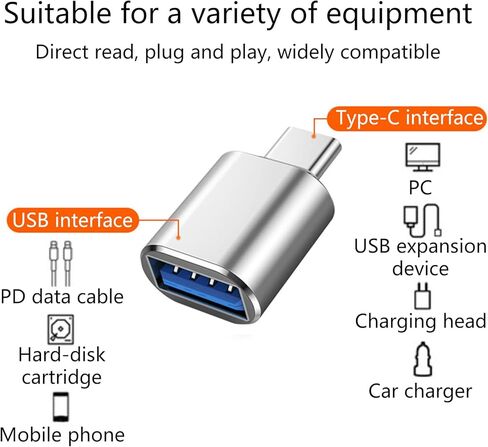 محول USB C محمول USB C ذكر إلى USB A 3 أنثى محول موصلات عالية السرعة سرعة شحن سريعة للأجهزة in Kuwait