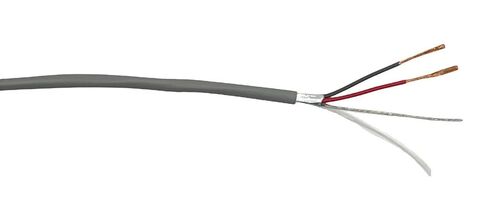 22 AWG 2 Conductor Stranded Shielded Plenum Cable Gray CL3P for Security/Alarm/Access Control/Sound (1000ft Pull Box) in Kuwait