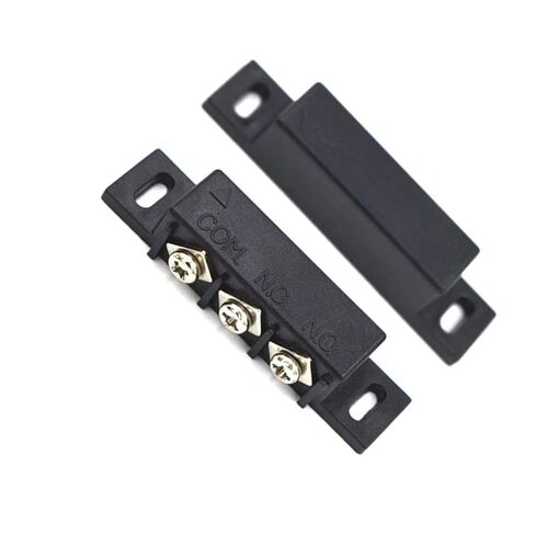 2Pack MC-31B Magnetic Reed Switch Wired Surface Mount Normally Open Closed NC NO Door Contact Sensor Alarm Magnetic Door Switch Black in Kuwait