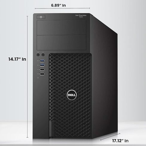كمبيوتر سطح المكتب Dell Precision 3620 Mini Tower - Intel Core i5-6500 الجيل السادس - ذاكرة وصول عشوائي سعتها 16 جيجابايت - محرك أقراص SSD سعة 512 جيجابايت - لوحة مفاتيح وماوس لاسلكيين - WiFi - Windows 11 Pro - كمبيوتر محطة العمل (متجدد) in Kuwait