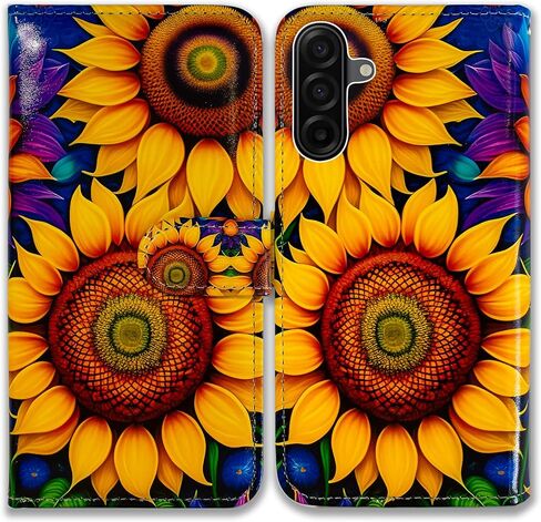 Bcov Case for Galaxy A17 5G,Cute Brown Cat Leather Flip Phone Case Wallet Cover with Card Slot Holder Kickstand Case for Samsung Galaxy A17 5G in Saudi Arabia