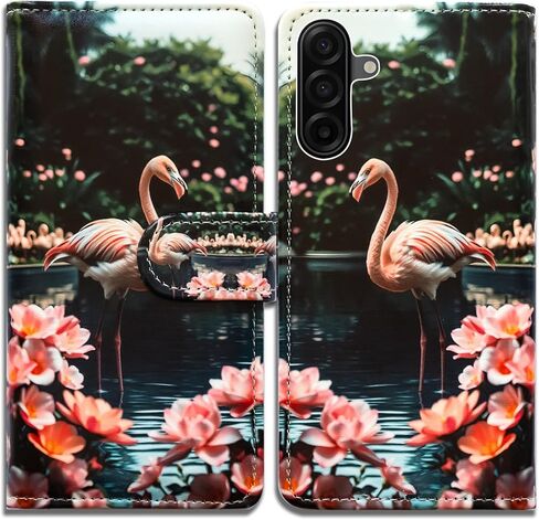 Bcov Case for Galaxy A17 5G,Cute Brown Cat Leather Flip Phone Case Wallet Cover with Card Slot Holder Kickstand Case for Samsung Galaxy A17 5G in Saudi Arabia
