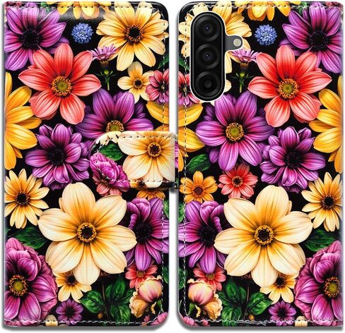 Bcov Case for Galaxy A17 5G,Cute Brown Cat Leather Flip Phone Case Wallet Cover with Card Slot Holder Kickstand Case for Samsung Galaxy A17 5G in Saudi Arabia
