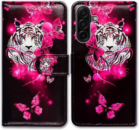 Bcov Case for Galaxy A17 5G,Cute Brown Cat Leather Flip Phone Case Wallet Cover with Card Slot Holder Kickstand Case for Samsung Galaxy A17 5G in Saudi Arabia