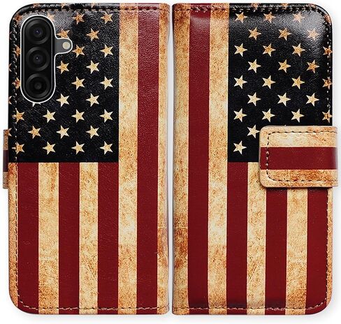 Bcov Case for Galaxy A17 5G,Cute Brown Cat Leather Flip Phone Case Wallet Cover with Card Slot Holder Kickstand Case for Samsung Galaxy A17 5G in Saudi Arabia