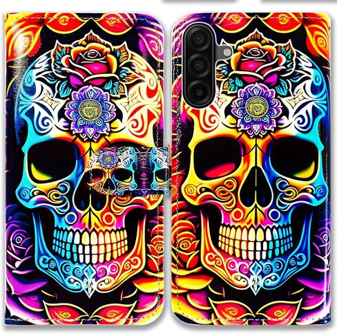 Bcov Case for Galaxy A17 5G,Cute Brown Cat Leather Flip Phone Case Wallet Cover with Card Slot Holder Kickstand Case for Samsung Galaxy A17 5G in Saudi Arabia