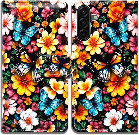 Bcov Case for Galaxy A17 5G,Cute Brown Cat Leather Flip Phone Case Wallet Cover with Card Slot Holder Kickstand Case for Samsung Galaxy A17 5G in Saudi Arabia