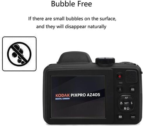 واقي شاشة Kodak PIXPRO AZ405 - [3 عبوات] طبقة TPU ناعمة وشفافة عالية الدقة [مضادة لبصمات الأصابع] [مضادة للخدش] [خالية من الفقاعات] متوافقة مع كاميرا Kodak PIXPRO AZ405 الرقمية in Kuwait