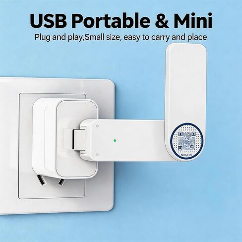 【USB محمول】 معزز مكرر شبكة WiFi للمنزل والمكتب بسرعة 300 ميجا بت في الثانية يغطي ما يصل إلى 1500 قدم مربع ويدعم 25 جهازًا موسع نطاق لاسلكي مع تقنية NFC للتلفزيون الذكي والكمبيوتر المحمول والكمبيوتر المحمول والهواتف المحمولة in Kuwait