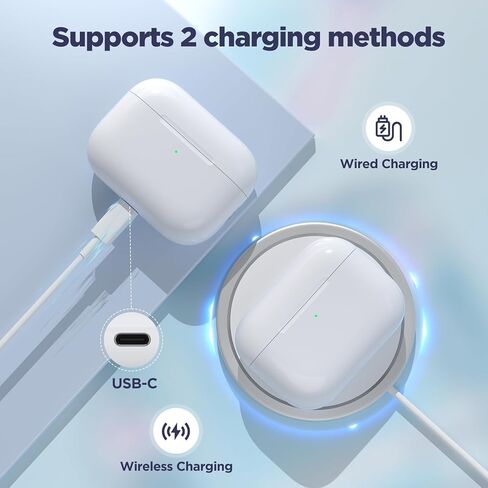 علبة شحن بديلة لأجهزة Airpods Pro (الجيل الثالث)، منفذ شحن USB-C لاستبدال علبة الشحن Airpod Pro 3، دعم زر مزامنة البلوتوث، بدون سماعات أذن in Kuwait
