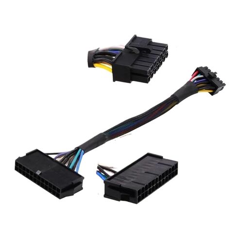 24 Pin to 10 ATX PSU Power Adapter Cable for Motherboard with Port 20cm/30cm Length(for A 20cm) in Saudi Arabia