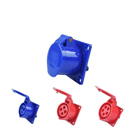 IP44 16A / 32A التوصيل الصناعي والمقبس موصل مقاوم للماء 3PIN 4PIN 5PIN توصيل كهربائي على الحائط (مقبس اللوحة، 32A، 5P) in Kuwait