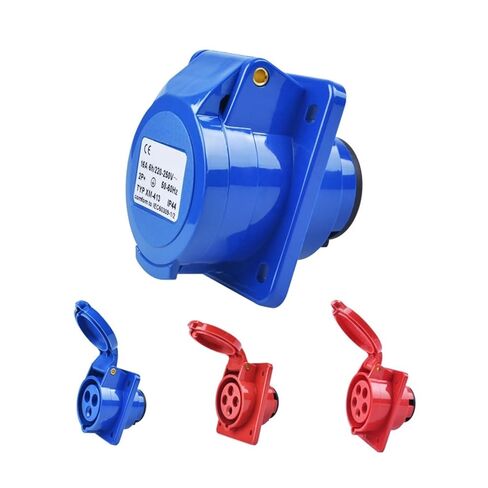 IP44 16A / 32A التوصيل الصناعي والمقبس موصل مقاوم للماء 3PIN 4PIN 5PIN توصيل كهربائي على الحائط (مقبس اللوحة، 32A، 5P) in Kuwait