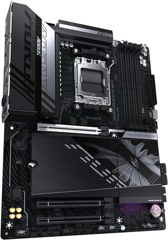 اللوحة الأم GIGABYTE B850 AORUS Elite WIFI7 - وحدات المعالجة المركزية سلسلة AMD Ryzen 9000، 14+2+2 مرحلة رقمية VRM، حتى 8200 ميجاهرتز DDR5 (OC)، 1xPCIe 5.0 + 2xPCIe 4.0 M.2، 2.5 LAN، WiFi 7، USB 3.2 Gen 2x2 in Kuwait