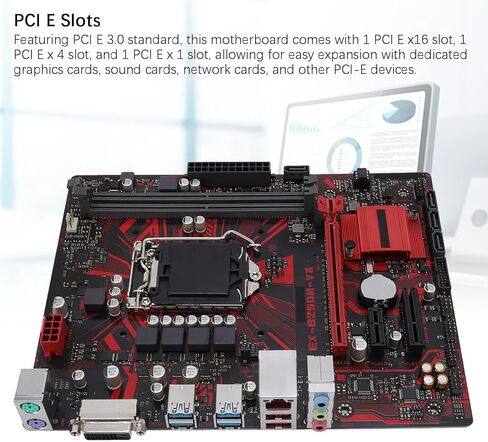 لوحة أم VBESTLIFE B250M V3 M ATX لسطح المكتب LGA 1151 7th 6th Gen، لمعالج Core I7 I5 I3 14nm CPU يدعم قناتين DDR4 2400MHz PCI E 3.0 in Kuwait