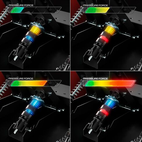 Thrustmaster Raceline Pedals III LC - مجموعة Simracing ذات 3 دواسات تتميز بدواسة فرامل مع مستشعر خلية الحمل (220 رطل / 100 كجم) - لأجهزة PS5، PS4، Xbox Series، Xbox One، الكمبيوتر الشخصي in Kuwait
