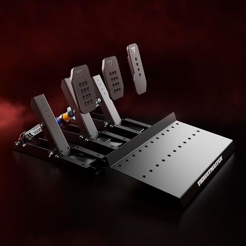 Thrustmaster Raceline Pedals III LC - مجموعة Simracing ذات 3 دواسات تتميز بدواسة فرامل مع مستشعر خلية الحمل (220 رطل / 100 كجم) - لأجهزة PS5، PS4، Xbox Series، Xbox One، الكمبيوتر الشخصي in Kuwait