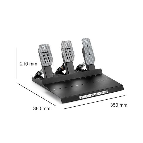 Thrustmaster Raceline Pedals III LC - مجموعة Simracing ذات 3 دواسات تتميز بدواسة فرامل مع مستشعر خلية الحمل (220 رطل / 100 كجم) - لأجهزة PS5، PS4، Xbox Series، Xbox One، الكمبيوتر الشخصي in Kuwait