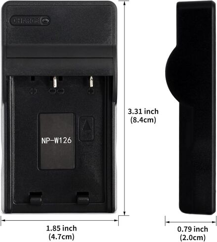 NP-W126 USB Charger for Fujifilm FinePix HS30, FinePix HS30EXR, FinePix HS33EXR, FinePix HS35EXR, FinePix HS50EXR, X-A1, X-E1, X-E2, X-M1, X-Pro1, X-T1, X-T10 Camera and More in Kuwait