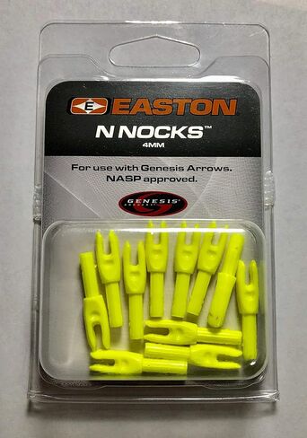 Easton Genesis N Archery Nocks (12 Pack), Yellow in Kuwait