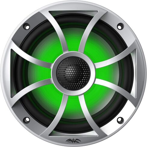 Wet Sounds OE-65ic-S-RGB 6.5" OEM Replacement Speakers with Silver Grill and RGB Lighting 2 Pair in Kuwait