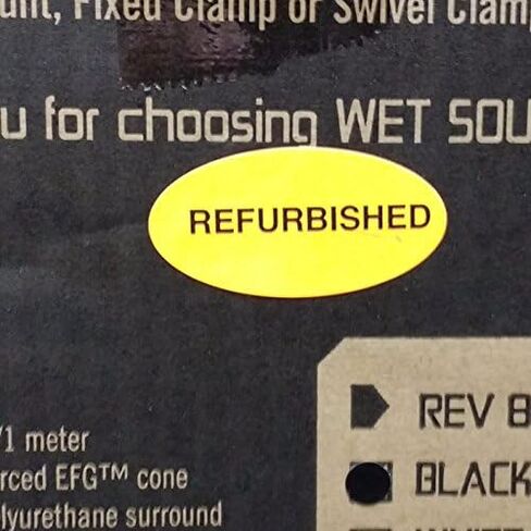 Wet Sounds REV 8in Black Fixed Clamp Tower Speakers (Renewed) in Kuwait