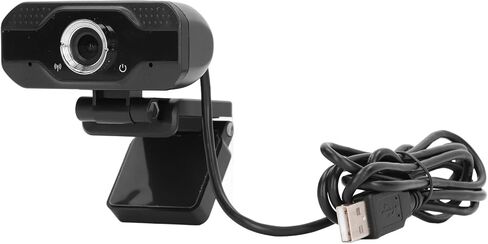 Camera, HD Webcam with Built in Microphone and Auto Noise Reduction, Wide 90 Degree Angle for Video Calling Conferencing Live Streaming Gaming in Kuwait