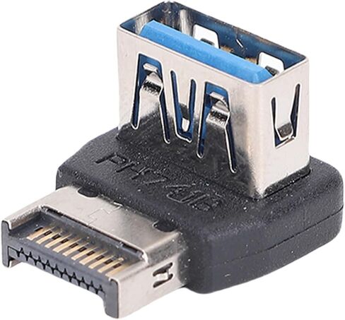 محول USB3.2 من النوع E 90 درجة، محول رأس USB 3.2 Gen مع سرعة 10 جيجابت في الثانية لترقية اللوحة الأمامية للوحة الأم (PH741A) in Kuwait