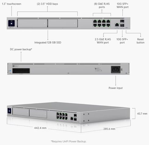 Ubiquiti 2021 UniFi UDM-PRO-MAX Dream Machine Pro Max Cloud Gateway Router in Kuwait