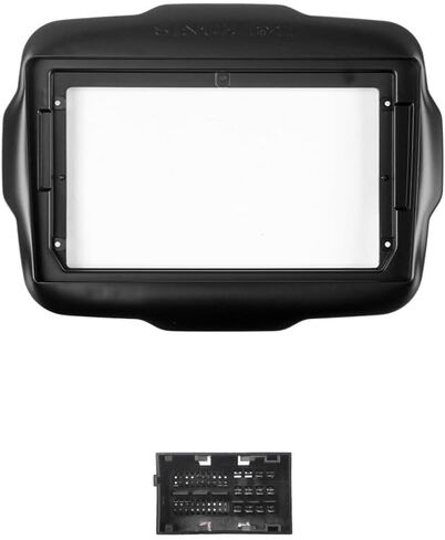 Car Stereo Navigation 9" Android Radio Mounting Frame Mask Bracket with Wiring Harness Specific Designed for Jeep Renegade 2016 2017 2018 2019 2020 in Kuwait