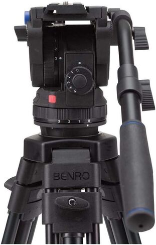 رأس فيديو Benro BV6 مقاس 75 مم مع توازن عداد 5 خطوات (BV6H) in Saudi Arabia