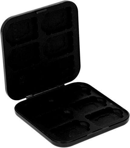 Livian 12-in-1 Game Card Case for - Hard Shell Protective Holder with 12 Slots, Portable Storage for Game Cartridges, SDHC, Memory Cards (Red) in Kuwait